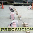 Los paquetes fueron hallados en 22 maletas en una vivienda de la Alborada.