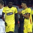 Michael Carcelén fue expulsado en el duelo ante el Deportivo Cuenca, a los 40 minutos.