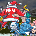 Papá Noel premiará a Barcelona o Aucas por hacer las cosas bien en el 2022.