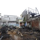 El inmueble fue consumido en su totalidad por el fuego.