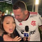 Pilar Vera fue acosada por un hincha brasileño en Puerto santa Ana