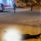 El presunto delincuente fue abatido por personal policial.