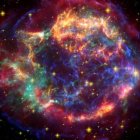 Fotos de una supernova para entender el origen de los elementos del universo