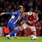 Jeremy Sarmiento, estuvo 80 minutos ante el Arsenal.