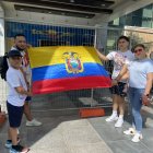 Fernando  Lema, Verónica Ipiales y sus hijos Jampier e Ian están felices de poder alentar a la Tri en el Mundial.