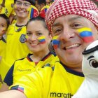 Boris Cano está en Doha disfrutando del Mundial junto a su familia. Él es mantense, pero vive en los Estados Unidos. Se quedará durante toda la competencia.