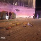 El hombre murió en el acto.