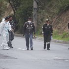 Miembros de Criminalística recogieron indicios balísticos.