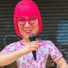 La Vecina está encantada con su monigote, el que la hizo asegura que la ama porque hizo un excelente trabajo