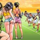 Las cazajugadores aparecen en entrenamientos, partidos de fútbol y hasta en las concentraciones.