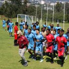 El volante Ronald de Jesús (d) es uno de los refuerzos de los puros criollos para encarar su regreso a la Serie A y Copa Liberadores.