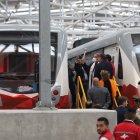 El arzobispo Alfredo Espinosa dio la bendición a los trenes del Metro de Quito en los talleres y cocheras en Quitumbe.