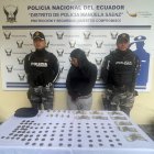 La mujer intentó huir cuando le pillaron los policías.