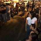 La ex de Peter José Romero lloraba frente al hospital.