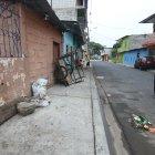 En este lugar fue asesinado el expolicía Ronny Sánchez Falconez, de 33 años.