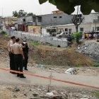 Las piezas corporales se encontraban en una funda negra.