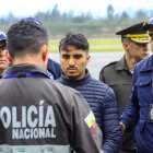 El exteniente de la Policía Nacional, Germán Cáceres, llegó esposado al país el 3 de enero el 2023