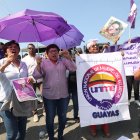 Colectivos de derechos humanos apoyaron a la familia de Bernal.