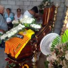 En el domicilio el recinto Los Jazmines velaron a Jonathan Eduardo Vera.