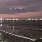 Las luces estaban perfectamente   alineadas. Por eso creen que eran ovnis.