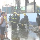 Cerca de 60 locales fueron consumidos por el fuego.