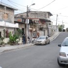 En esta vivienda era velado el bebé, la tarde de este 31 de enero.