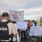 Plantón en los exteriores de la urbanización Castilla provocó tráfico vehicular en la vía a Salitre