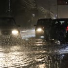 Torrencial aguacero congestiona las calles del norte de la urbe