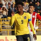 Justin Cuero marcó los dos goles con los que Ecuador venció 2-1 a Paraguay.