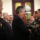 El presidente Lasso homenajeó a miembros de la Fuerza Aérea