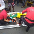El Cuerpo de Bomberos de Quevedo asistió al comerciante, quien falleció en el hospital.