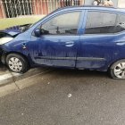 Los sargentos Augusto y Luis Zambrano Carrera iban en este carro cuando fueron atacados por criminales.