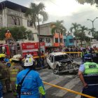 Accidente de tránsito entre carro de bomberos y auto dejó un fallecido