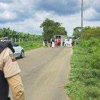 En esta vía fue encontrado el cadáver en descomposición.