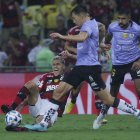 Flamengo e Independiente del Valle empatan 0-0 en Brasil.