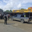 En este vehículo se trasladaba el gendarme en servicio pasivo.