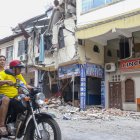 El movimiento telúrico causó el colapso de algunas viviendas.