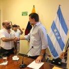 El gobernador del Guayas Francesco Tabacchi y Christian Sarmiento de la Fetug dialogarán el 5 de abril con Aquíles Álvarez sobre el incremento del pasaje de bus.