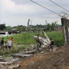 Se cayó muro en la Penitenciaría de Guayaquil por las lluvias