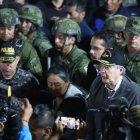 Guillermo Lasso hizo su arribo a Alausí.