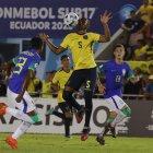 Jacobo Reyes marcó un gol de larga distancia en el empate 2-2 de Ecuador ante Brasil.