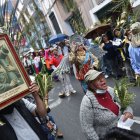 La procesión recorrió las calles del Centro Histórico de Quito.