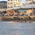 Los integrantes de ADN en una de las llegadas de ediciones pasadas tras remar las 49 millas náuticas.