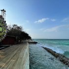 La isla forma parte del archipiélago del Rosario, reserva natural de Colombia