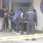 Criminalística y Dinased intervinieron en la escena para levantar los cadáveres y trasladarlos a la morgue.