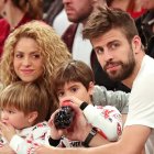 Shakira y Gerard Piqué junto a sus hijos Milan y Sasha cuando aún eran pareja.