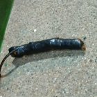 El artefacto fue arrojado durante la madrugada. Varios locales cercanos han cerrado sus puertas por las extorsiones.