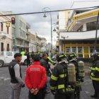 Alerta de bomba en el edificio de la Corte de Justicia.