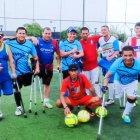 Los entrenamientos de los jugadores amputados no pudieron efectuarse en conjunto por las distancias. Sin embargo, todos se prepararon en sus territorios.