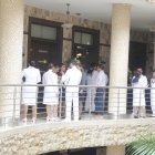 El velorio se desarrolló la mañana de ayer. Compañeros de Lema estuvieron presentes.